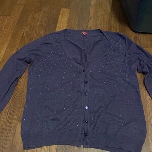 Merona button up sweater